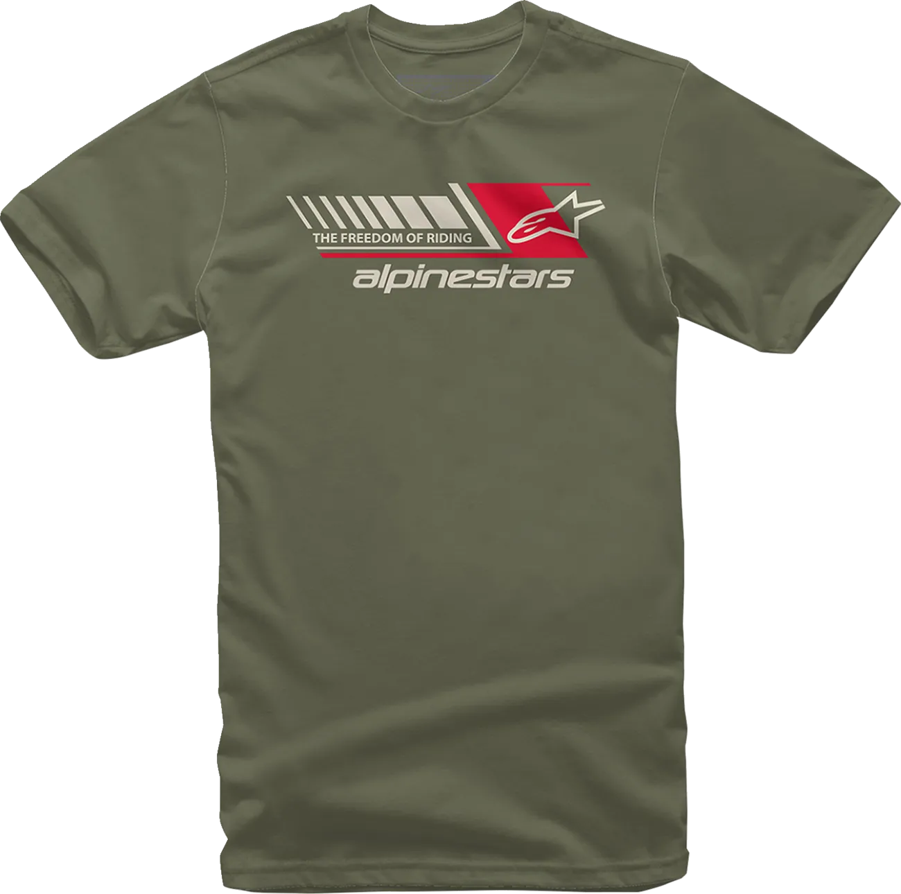 ALPINESTARS Solitaire T-Shirt - Military - Medium 1232-72230-690M