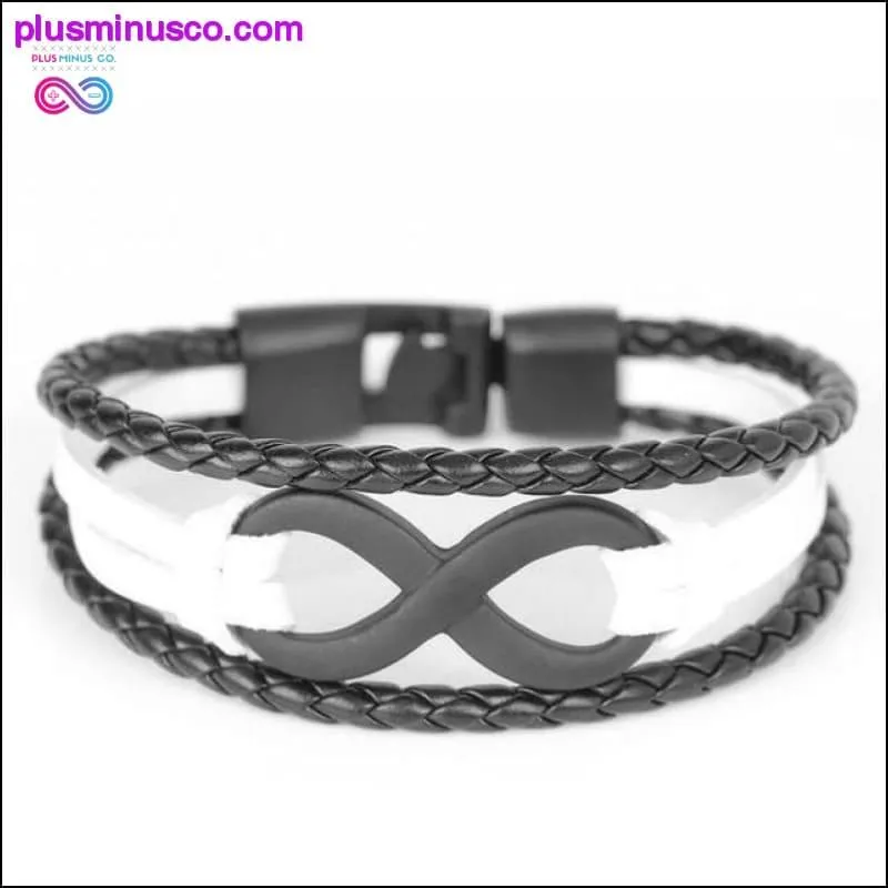 Handmade Infinity Symbol Leather Bracelet