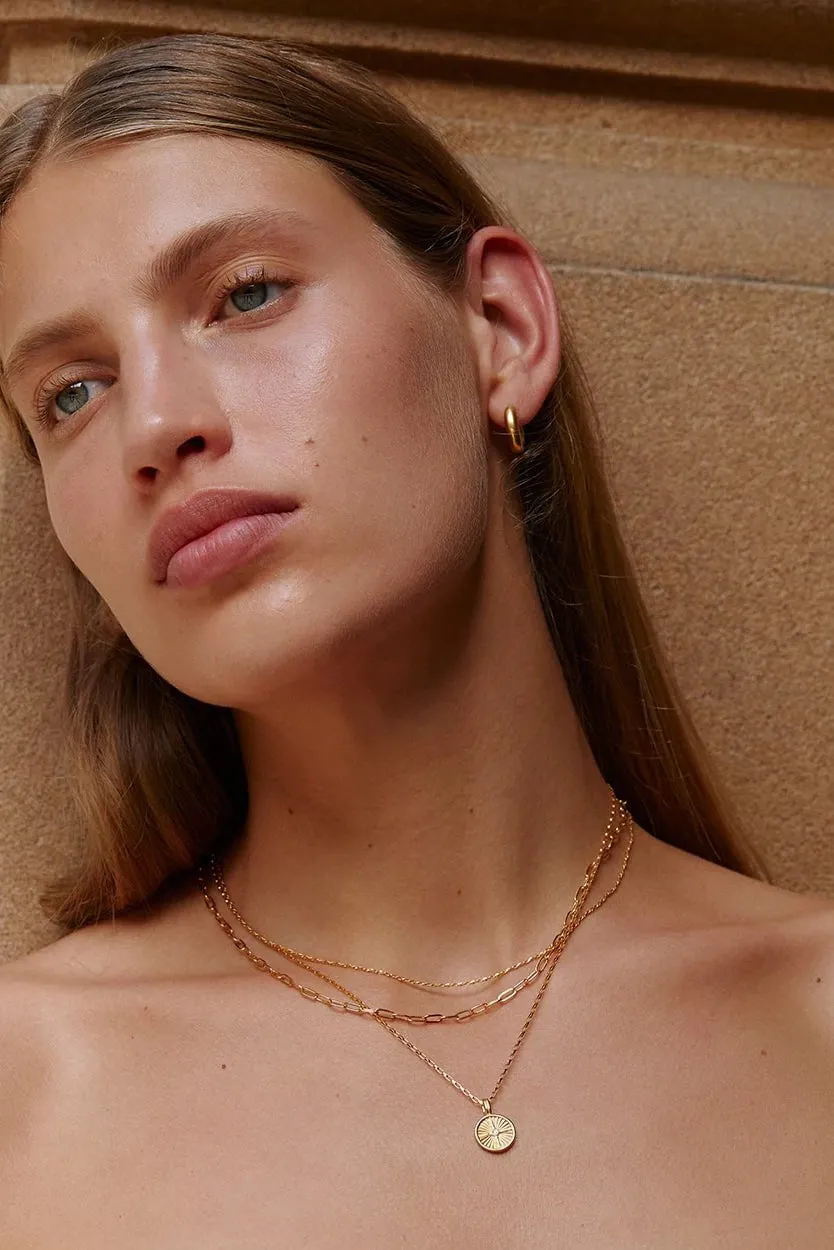 KIRSTIN ASH LUCIA CHAIN NECKLACE - 18K GOLD VERMEIL