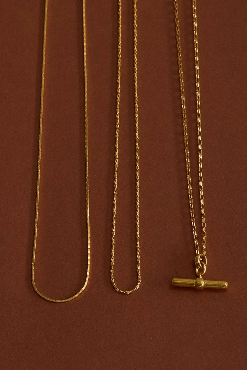 KIRSTIN ASH LUCIA CHAIN NECKLACE - 18K GOLD VERMEIL