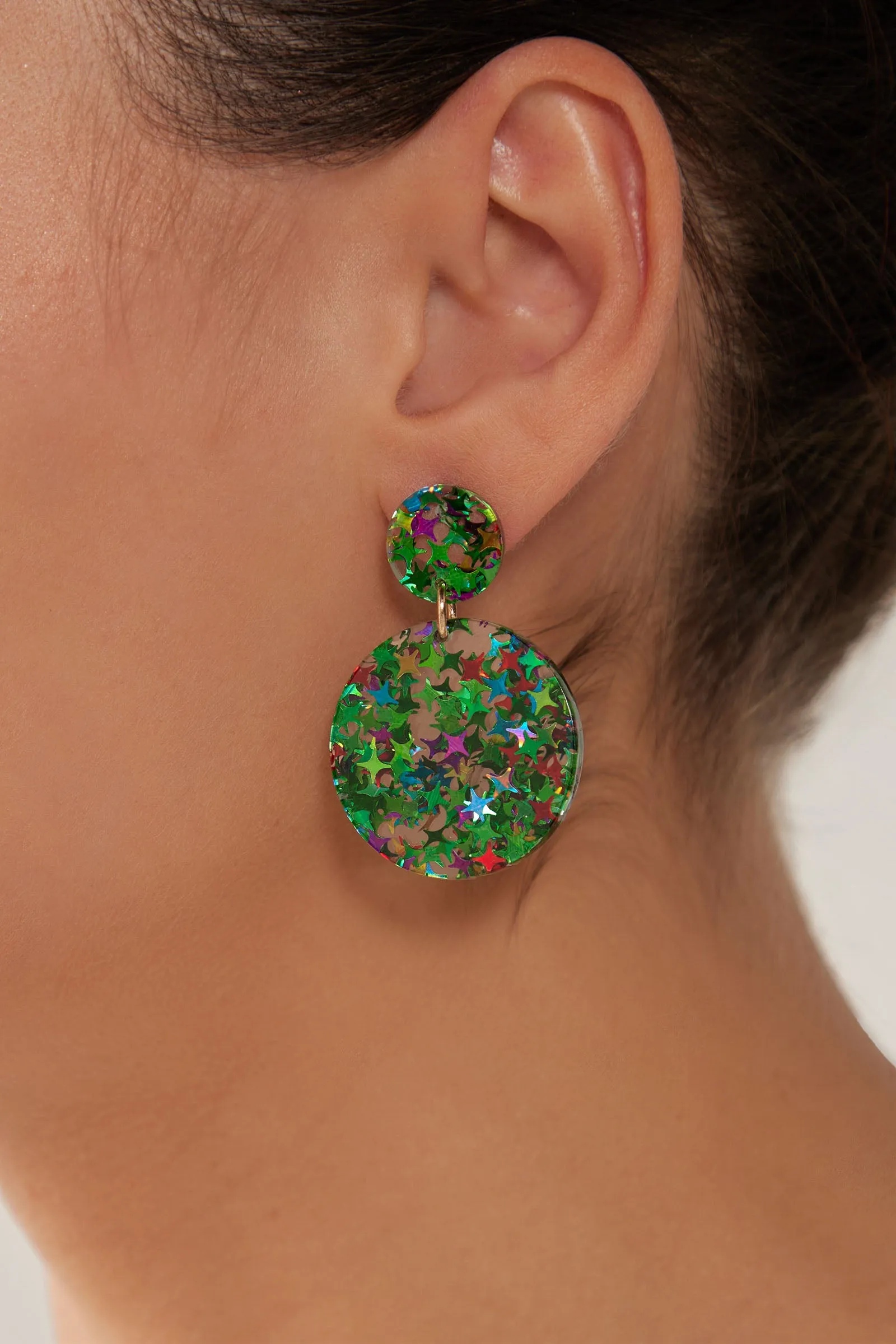 Merry Earring - Emerald