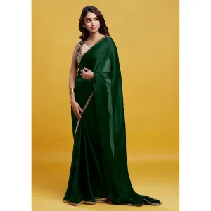 PHATAKAA Emerald Cocktail Saree