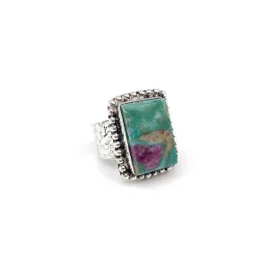 Ruby Fuchsite Ring