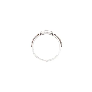 RUBY SILVA RING