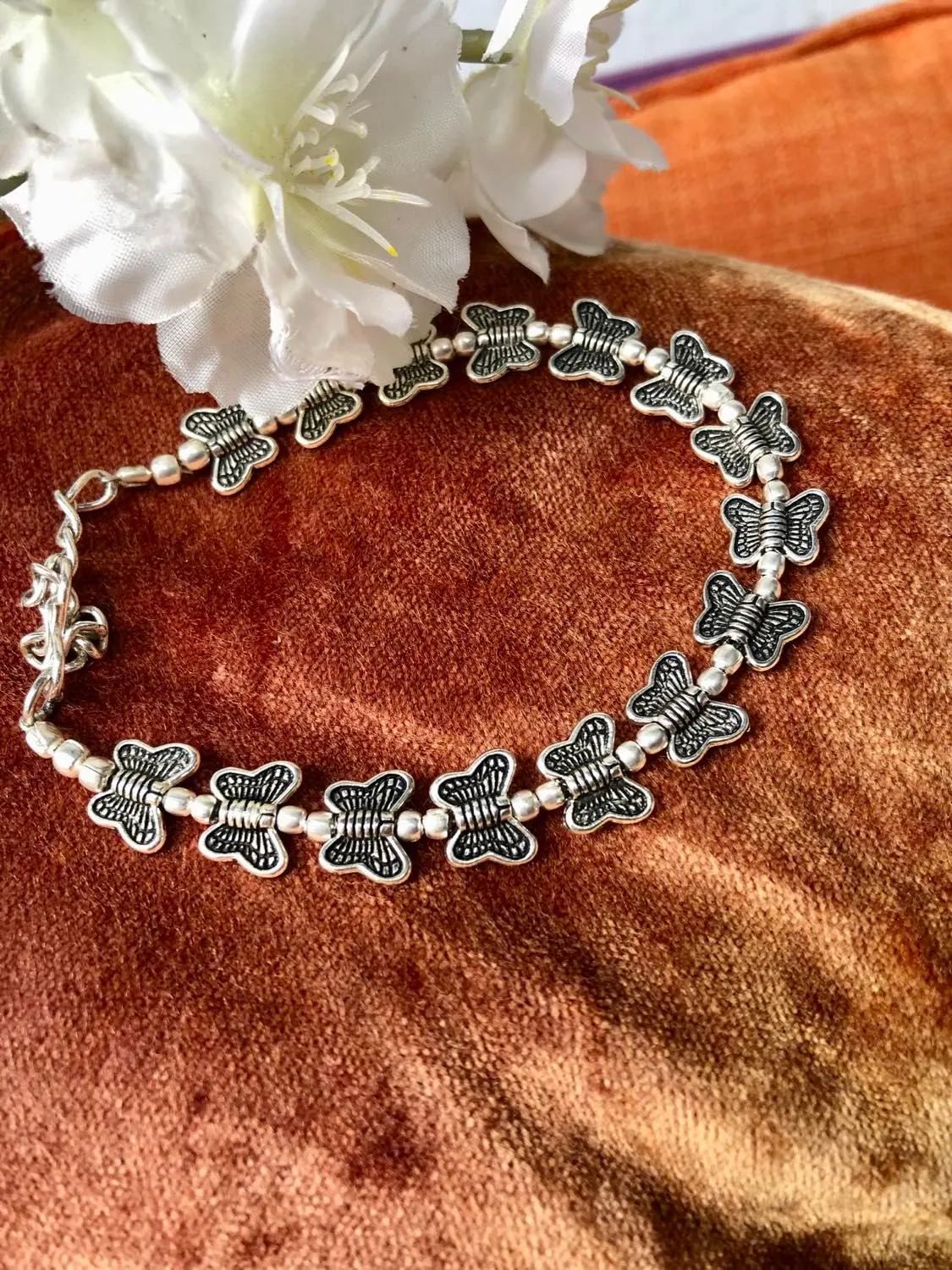 Silver Indie Charm Bracelet