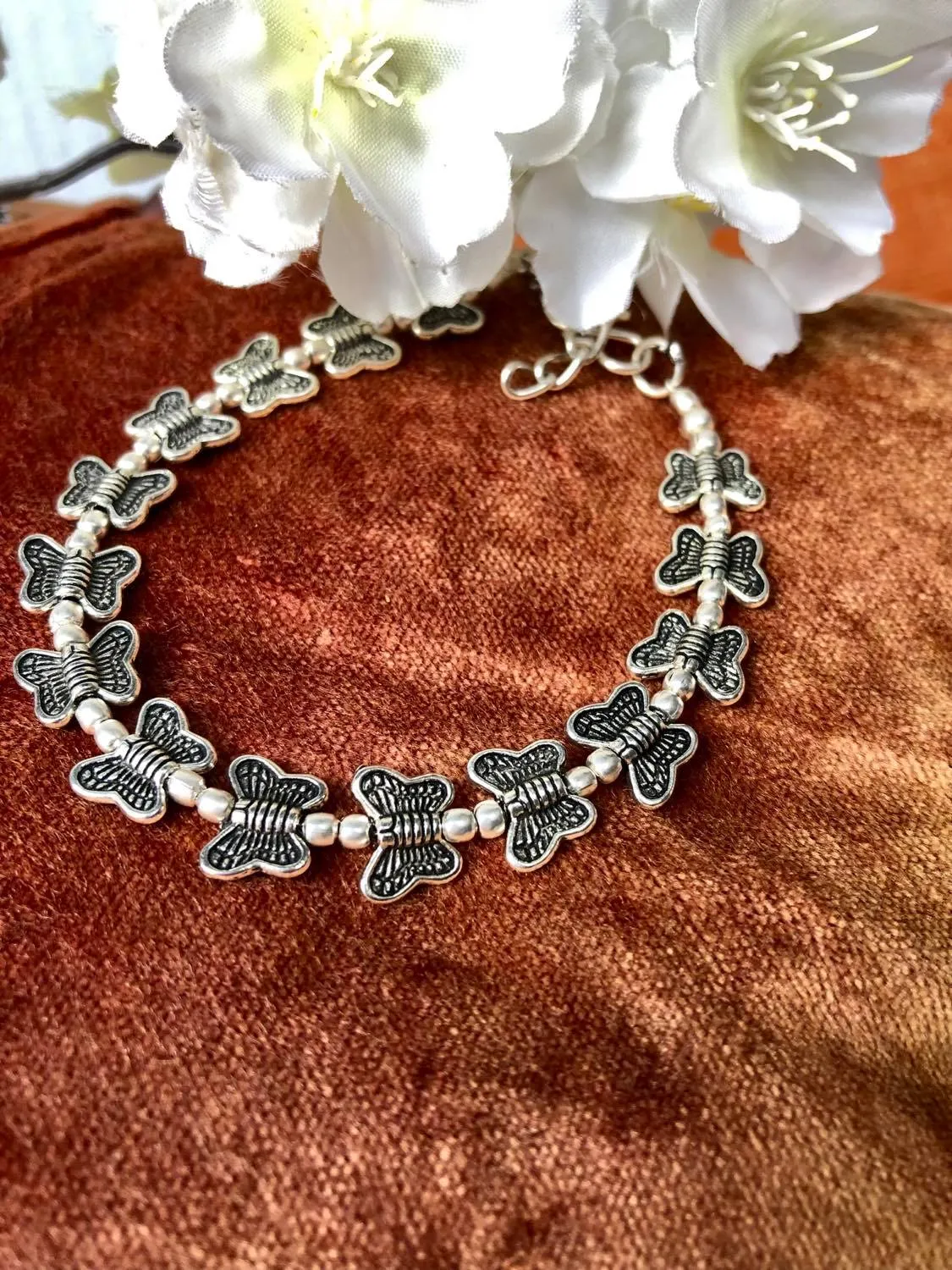 Silver Indie Charm Bracelet