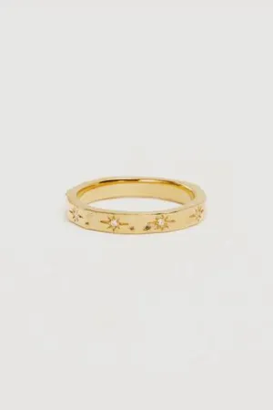 Stardust Ring 18k Gold Vermeil