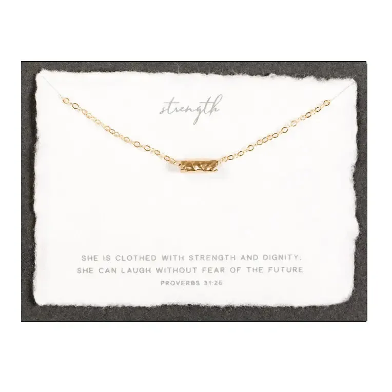 Strength Necklace - 14k Gold Filled