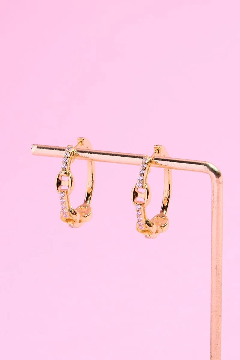Tabby Sterling Silver Hoop Earrings